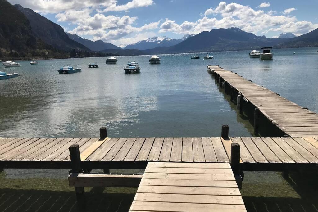Chez Jacques - Terrasse Avec Vue Lac Et Montagne Annecy Exterior foto